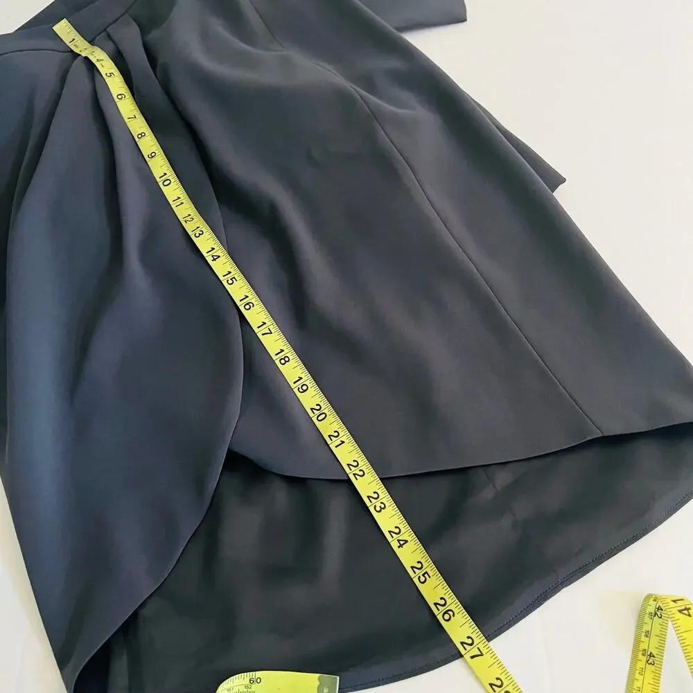Belle Badgley Mischka Gray Cape Jacket And Skirt Set Size 2 4